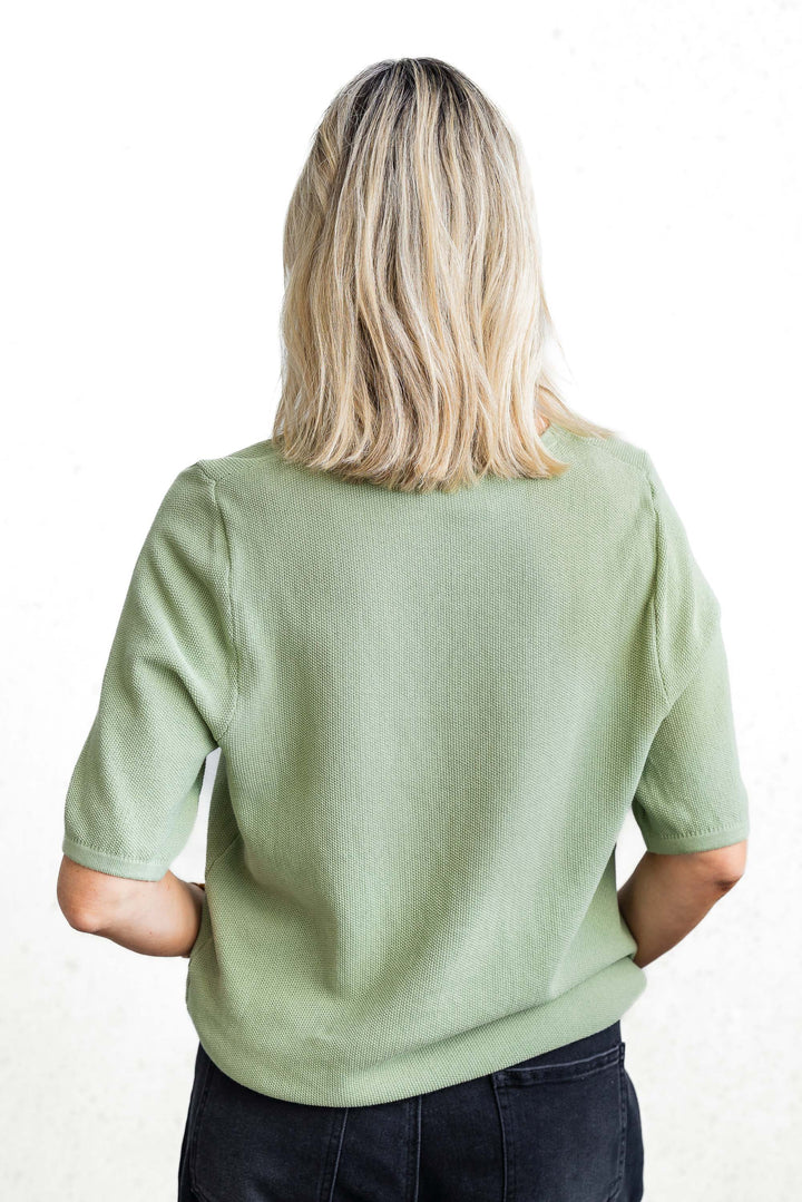 Bally Knit Tee - Sage