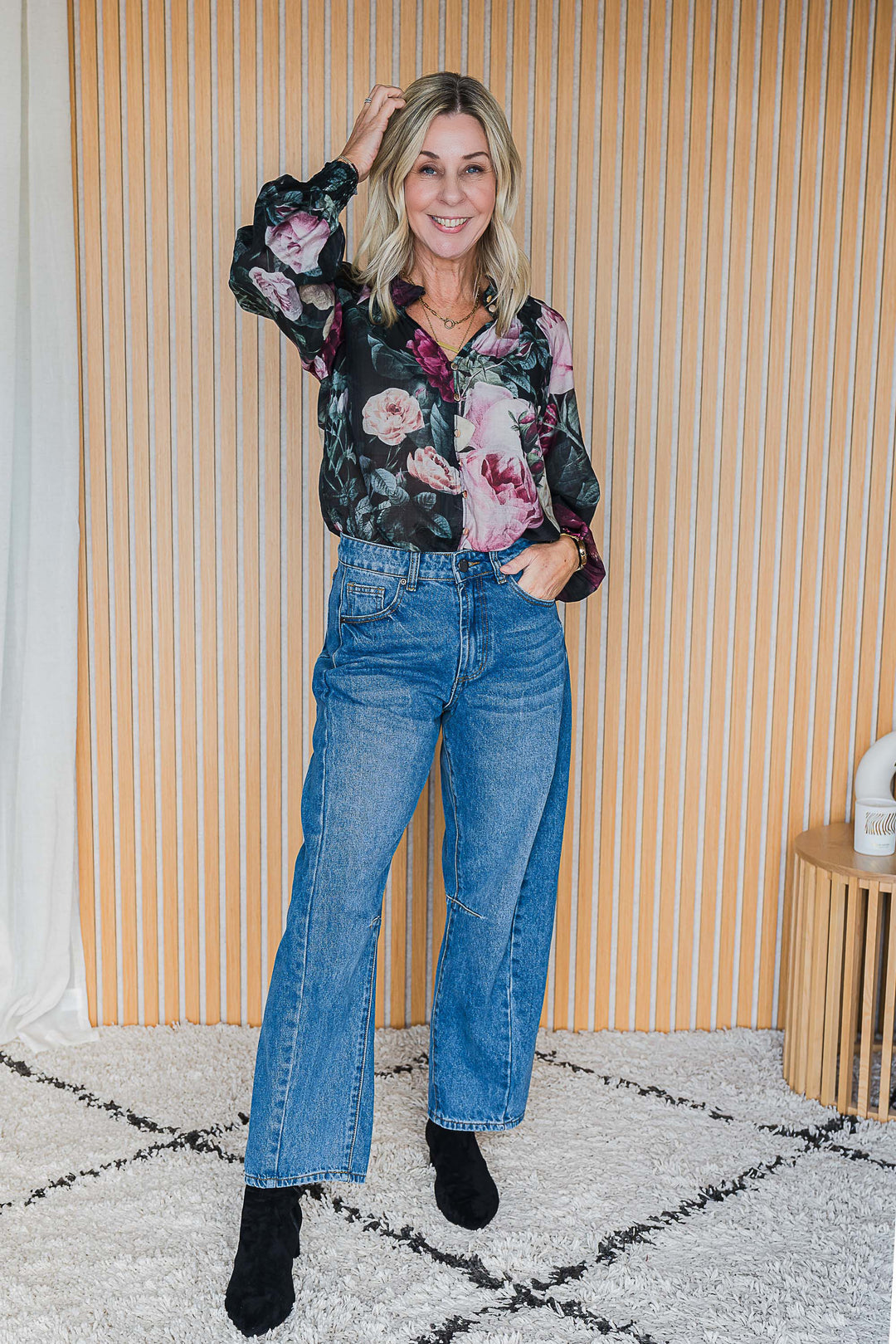 MIdnight Floral Shirt