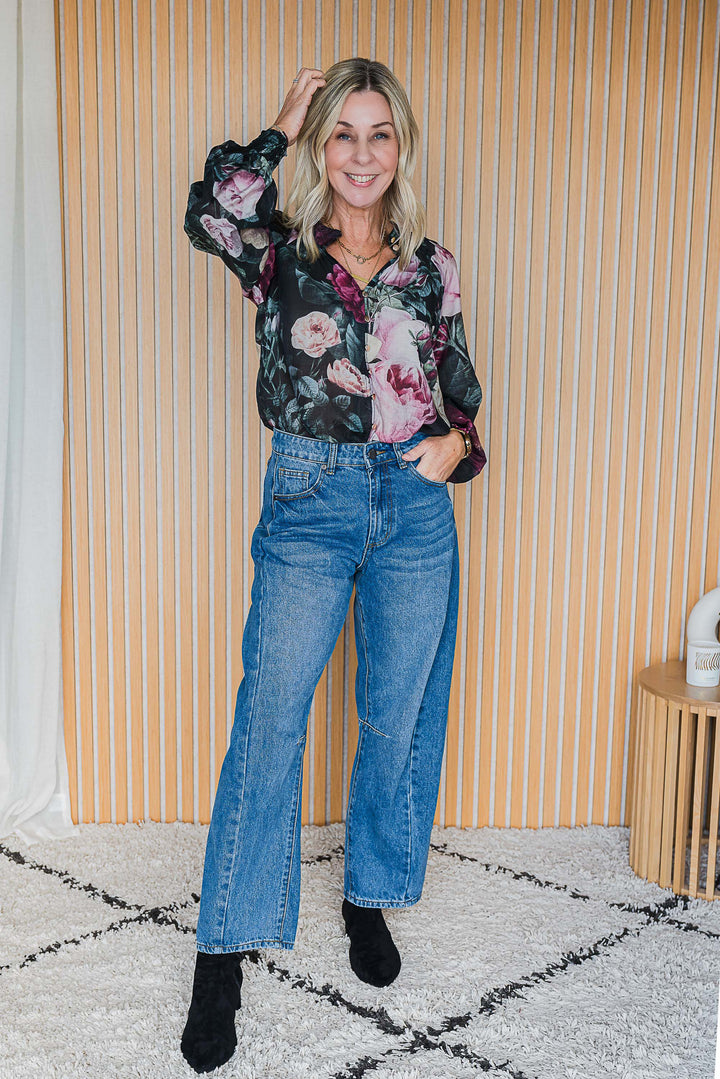 MIdnight Floral Shirt
