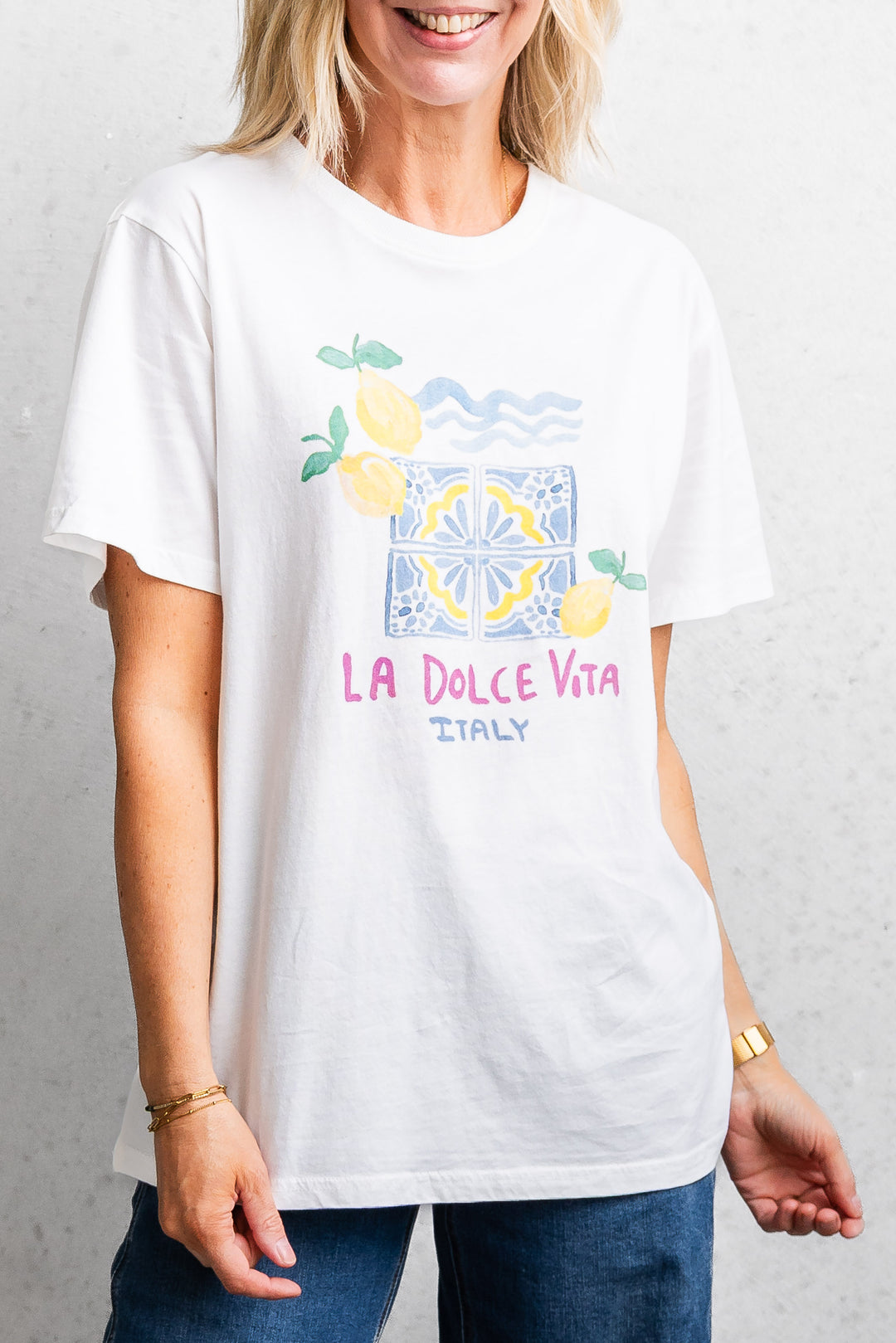 La Dolce Vita Tee - White