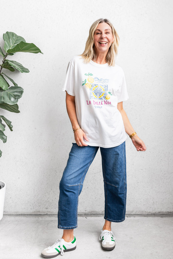 La Dolce Vita Tee - White