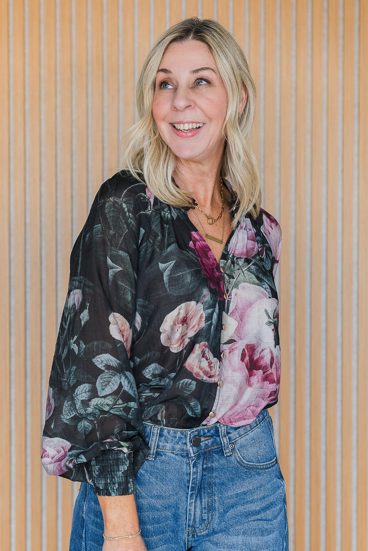 MIdnight Floral Shirt