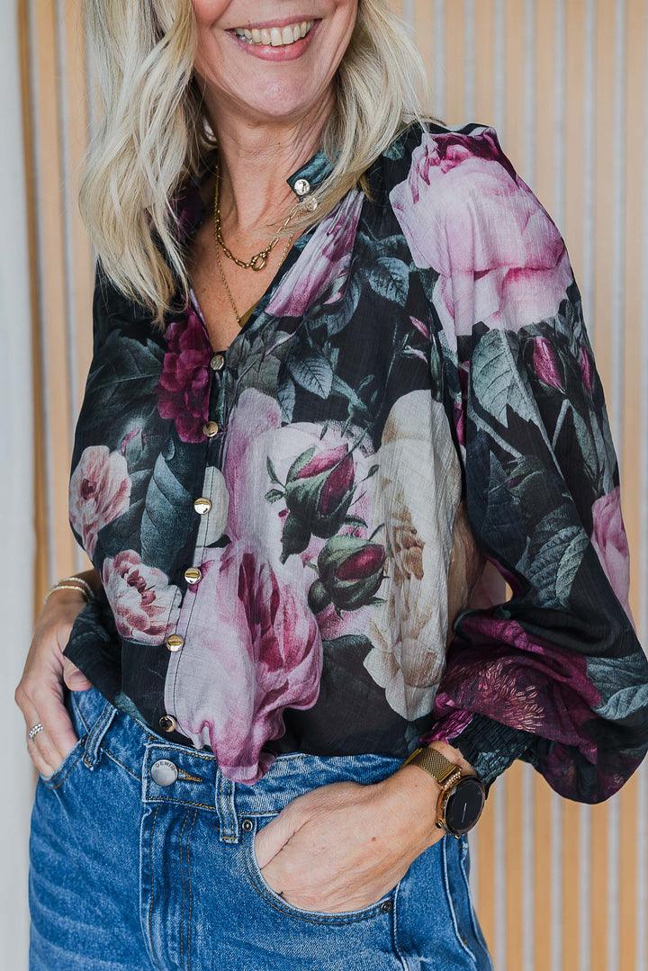 MIdnight Floral Shirt