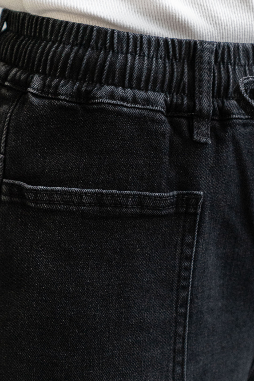 Barrel Jogger - Washed Black