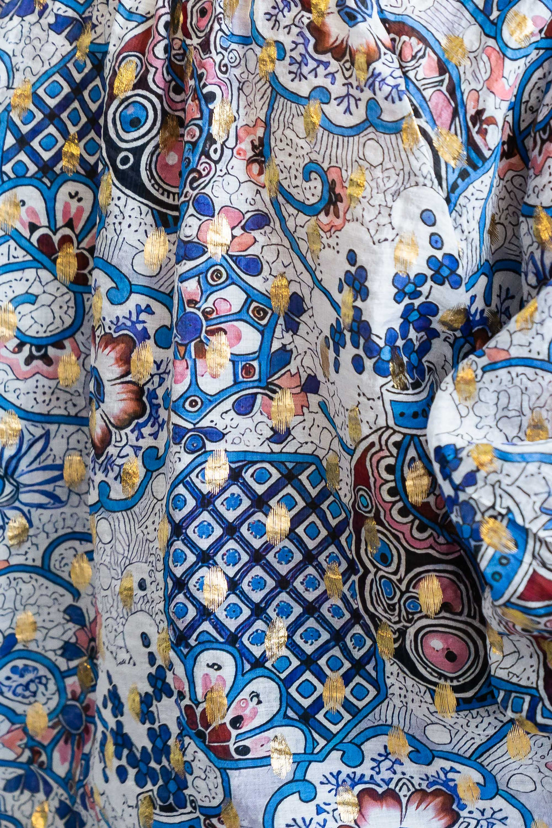 Boho Tassel Top - Blue