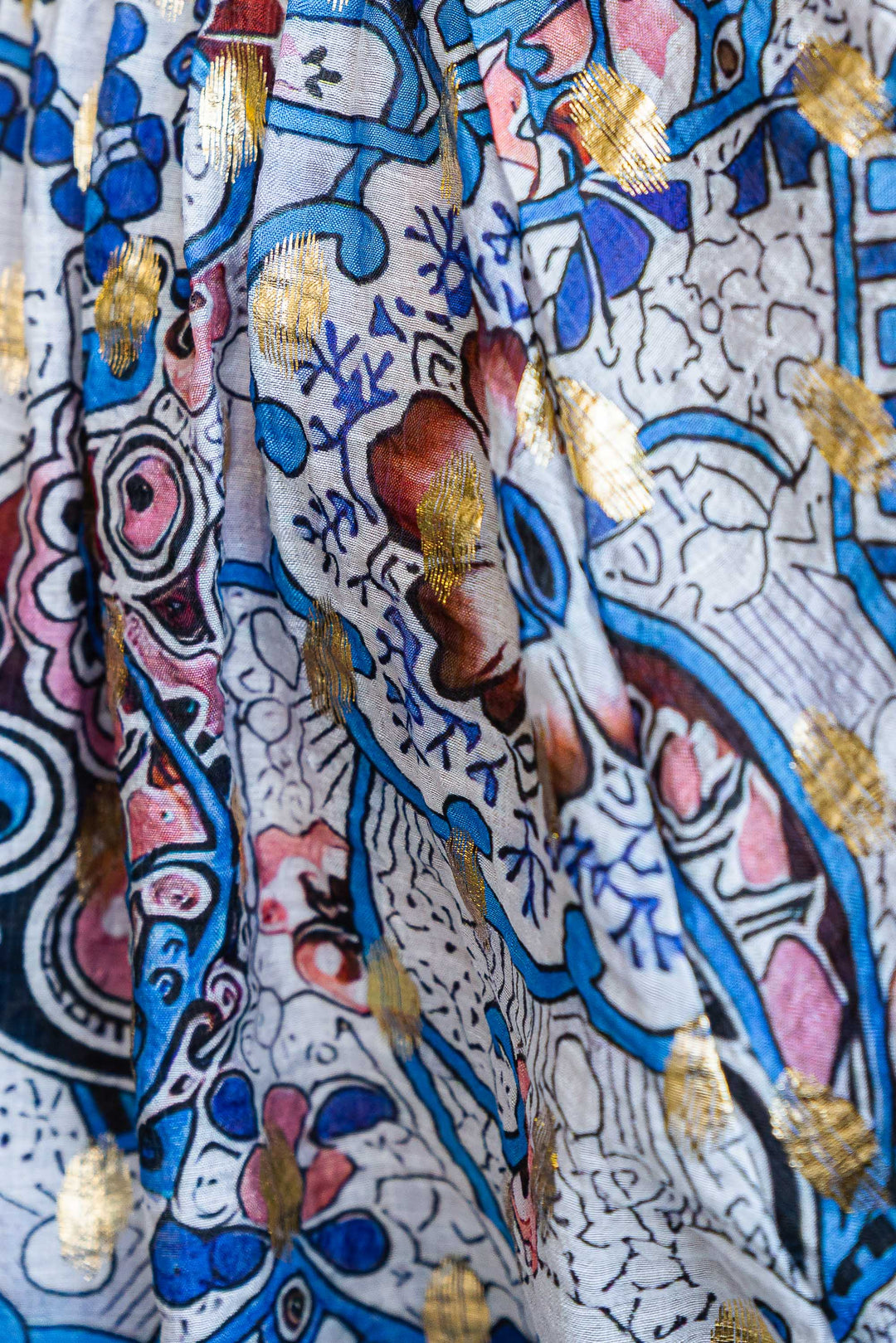 Boho Tassel Top - Blue