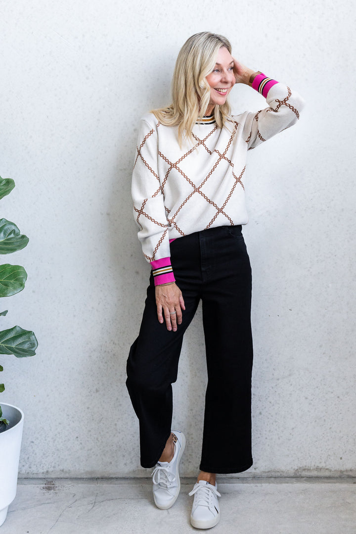 Chain Knit - Latte