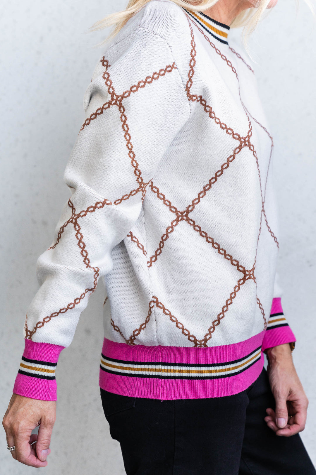 Chain Knit - Latte