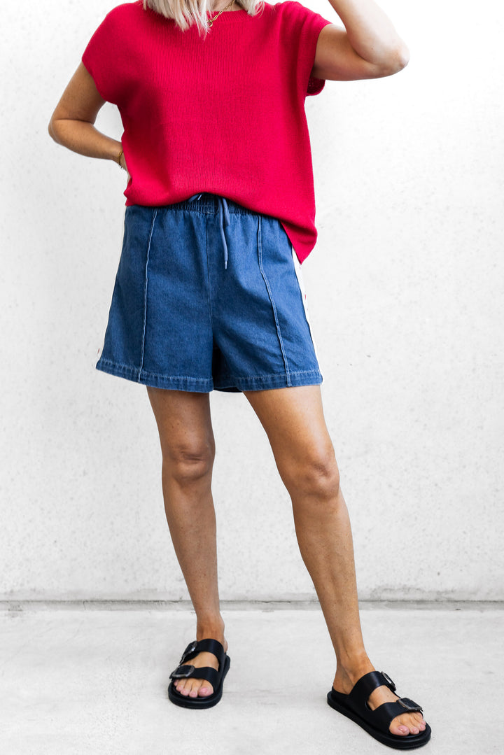 I Heart You Denim Shorts