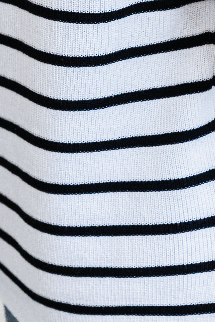 Tali Tee - White / Black