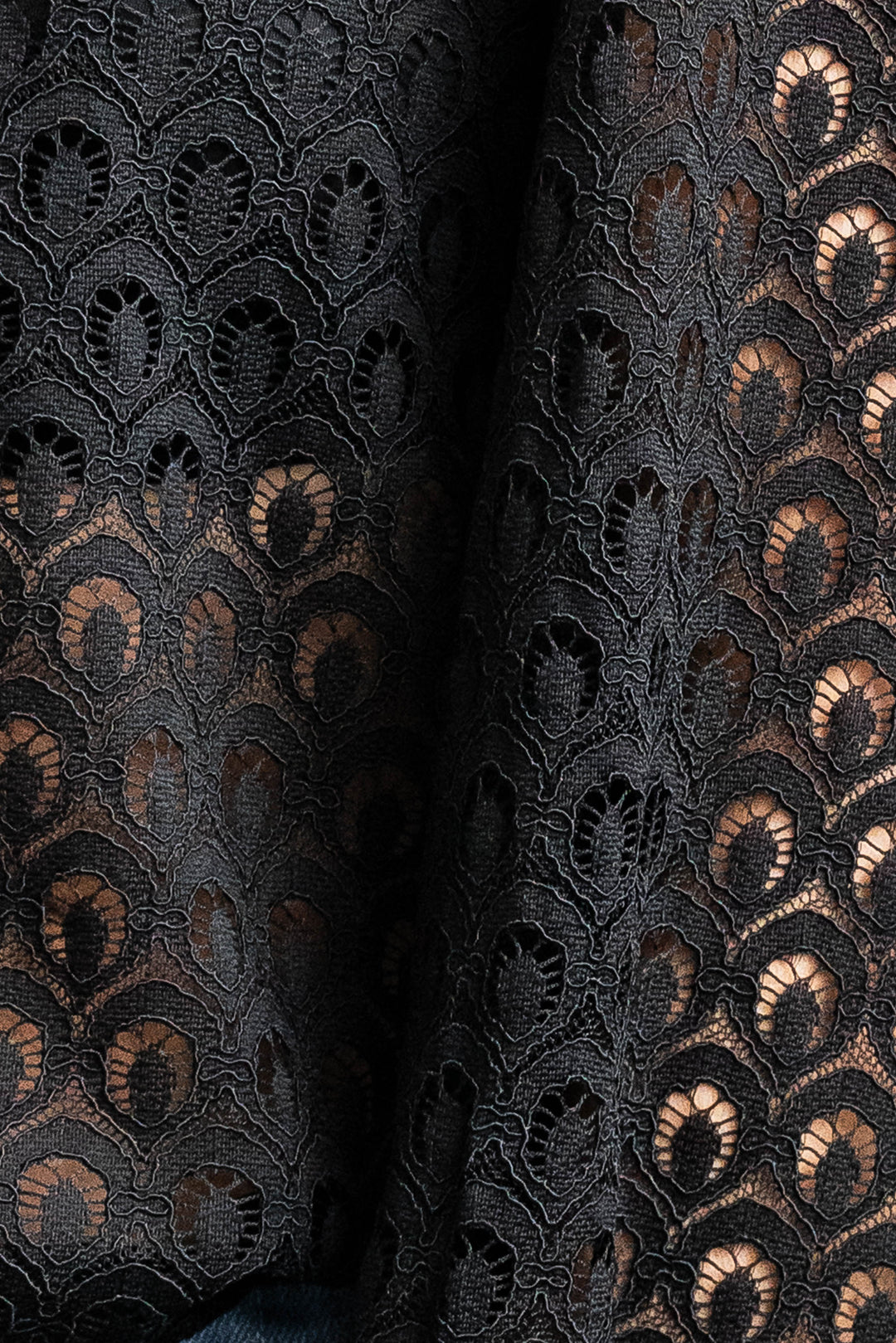 Orchid Lace Shirt - Black