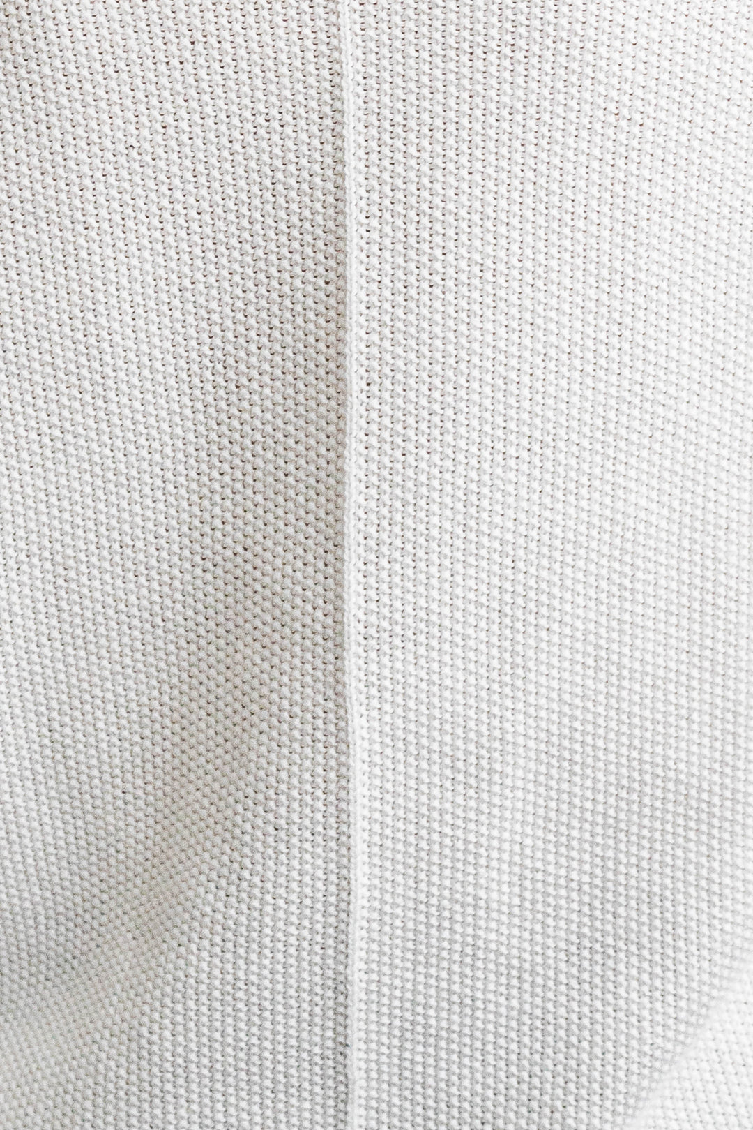 Cotton Waffle Jumper - White