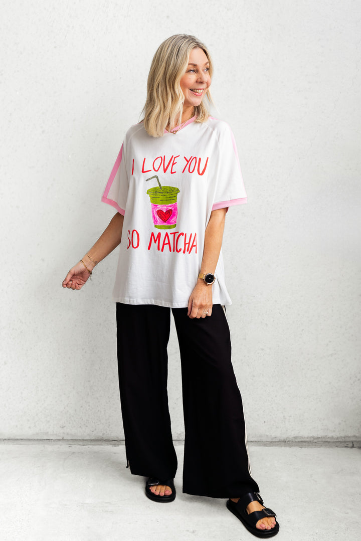 So Matcha Tee - White