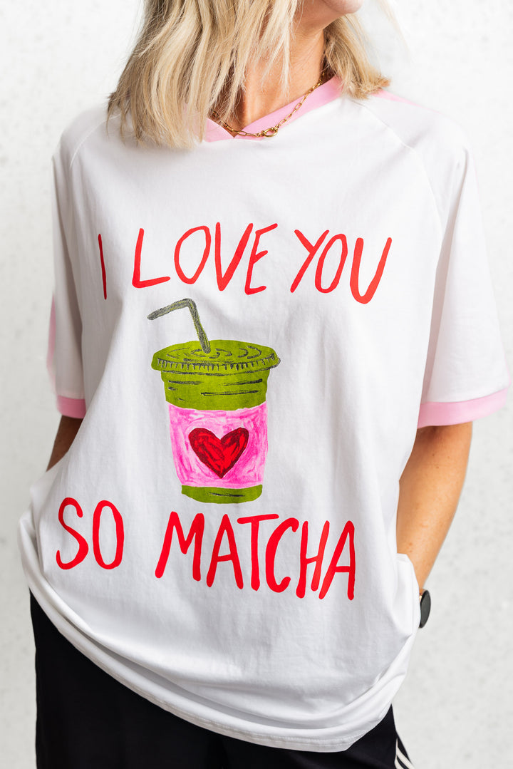 So Matcha Tee - White