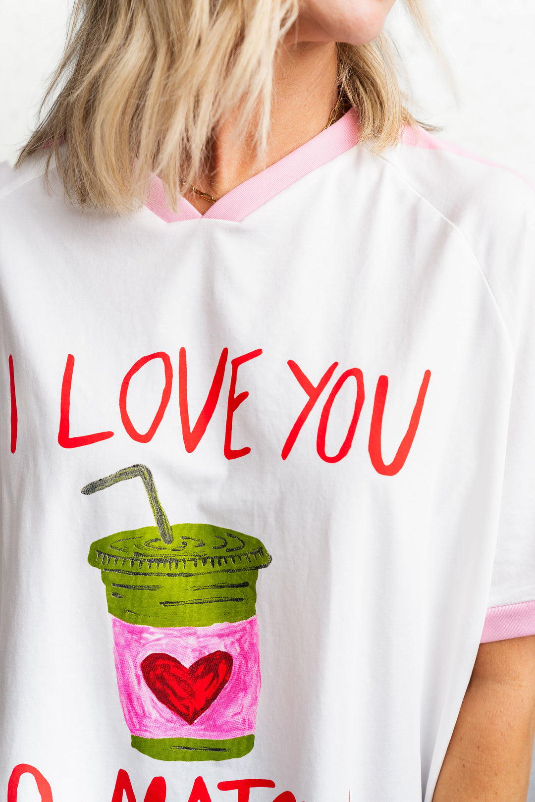 So Matcha Tee - White