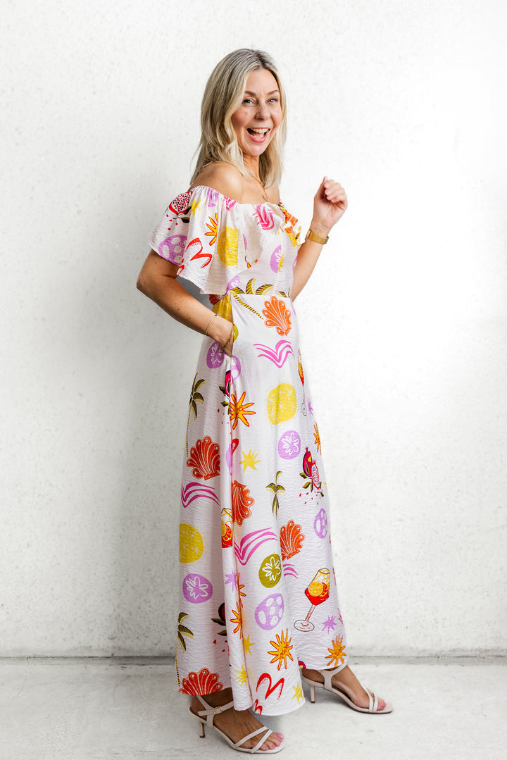 Sangria Midi Dress