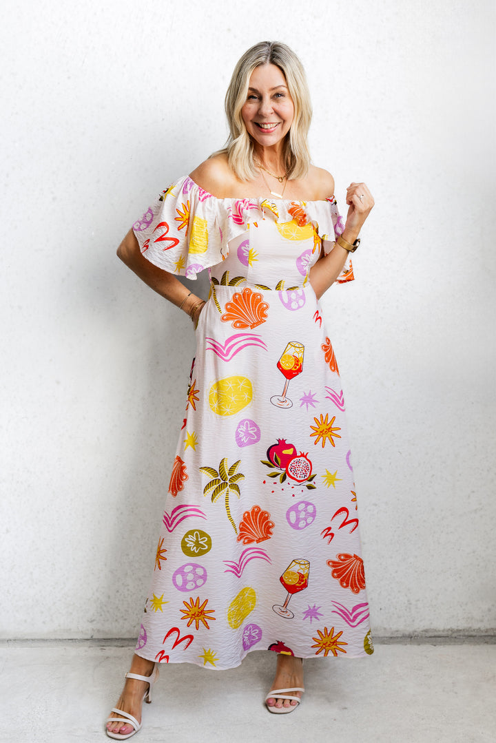 Sangria Midi Dress