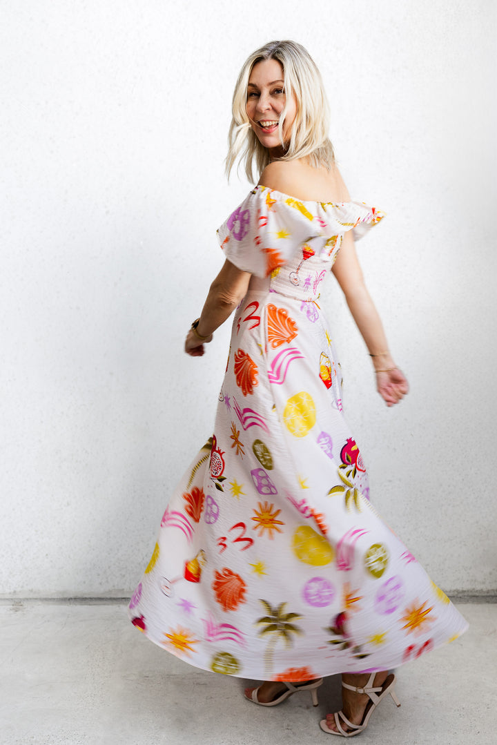 Sangria Midi Dress