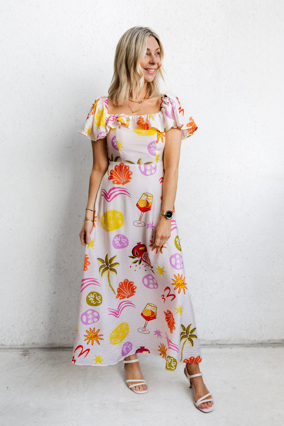 Sangria Midi Dress