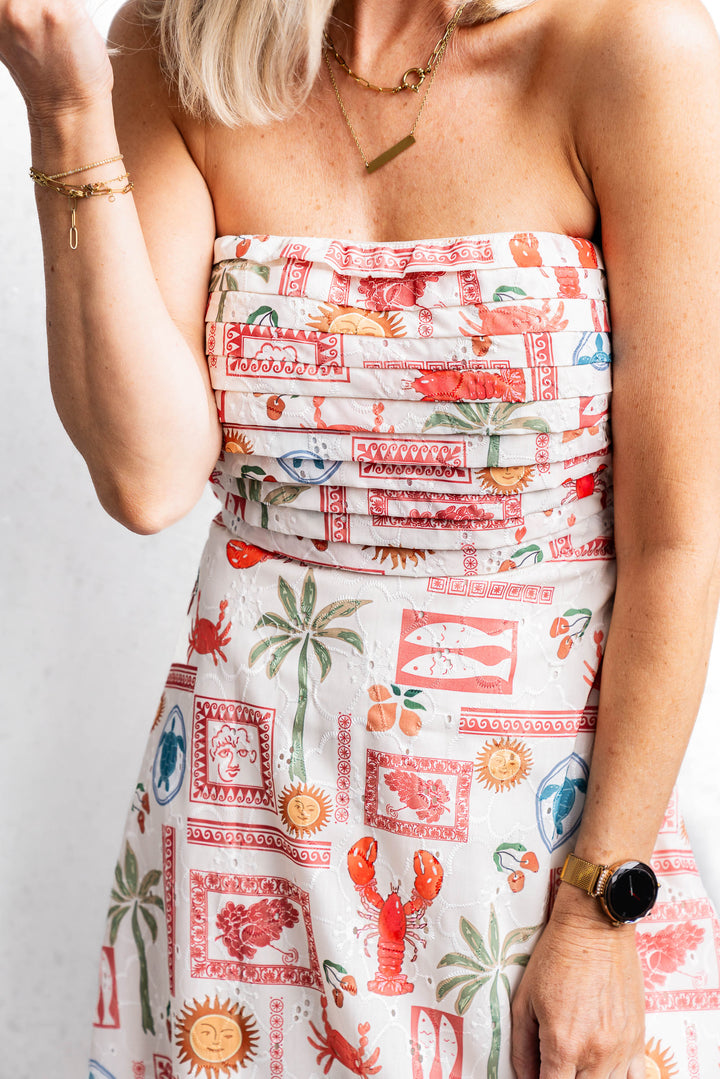 Holiday Strapless Dress