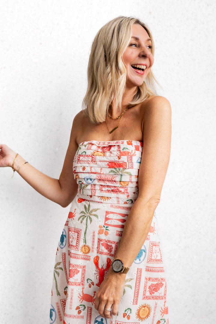 Holiday Strapless Dress