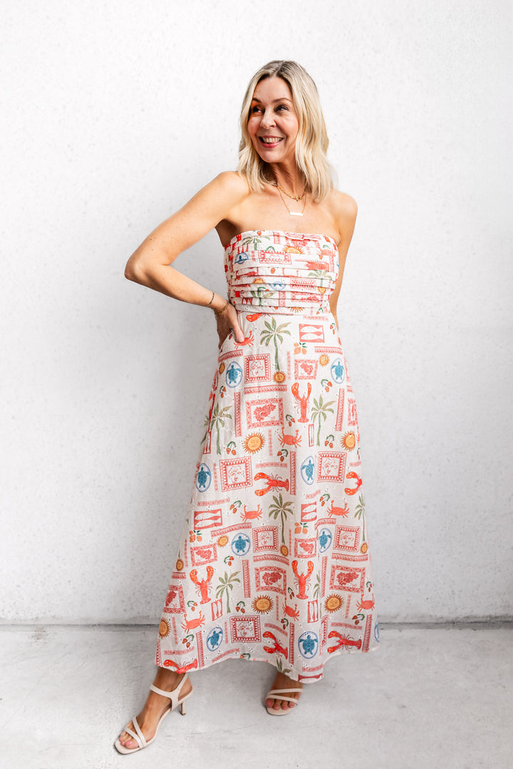 Holiday Strapless Dress