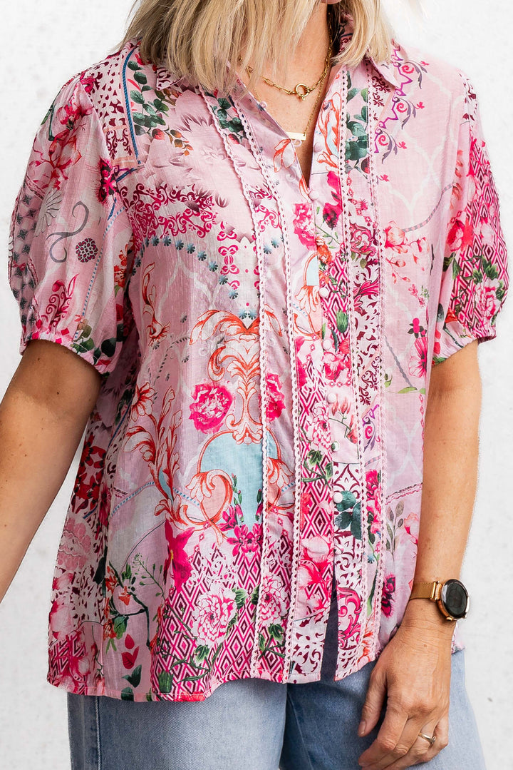 Flora Pink Shirt