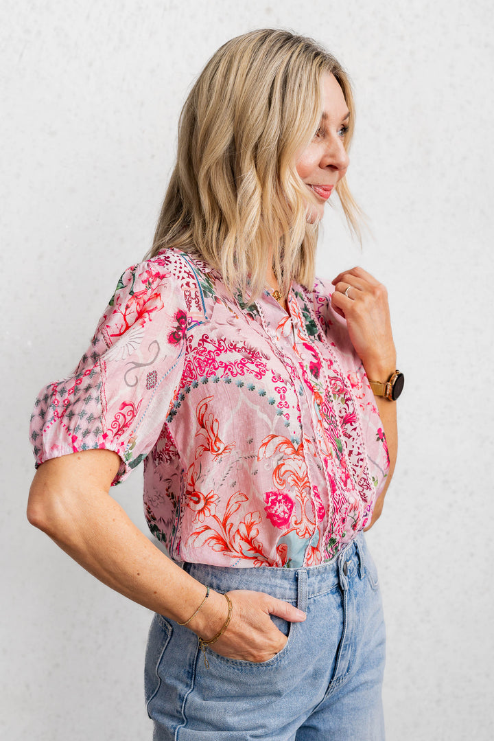 Flora Pink Shirt