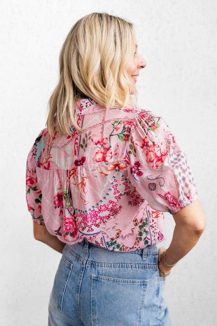 Flora Pink Shirt