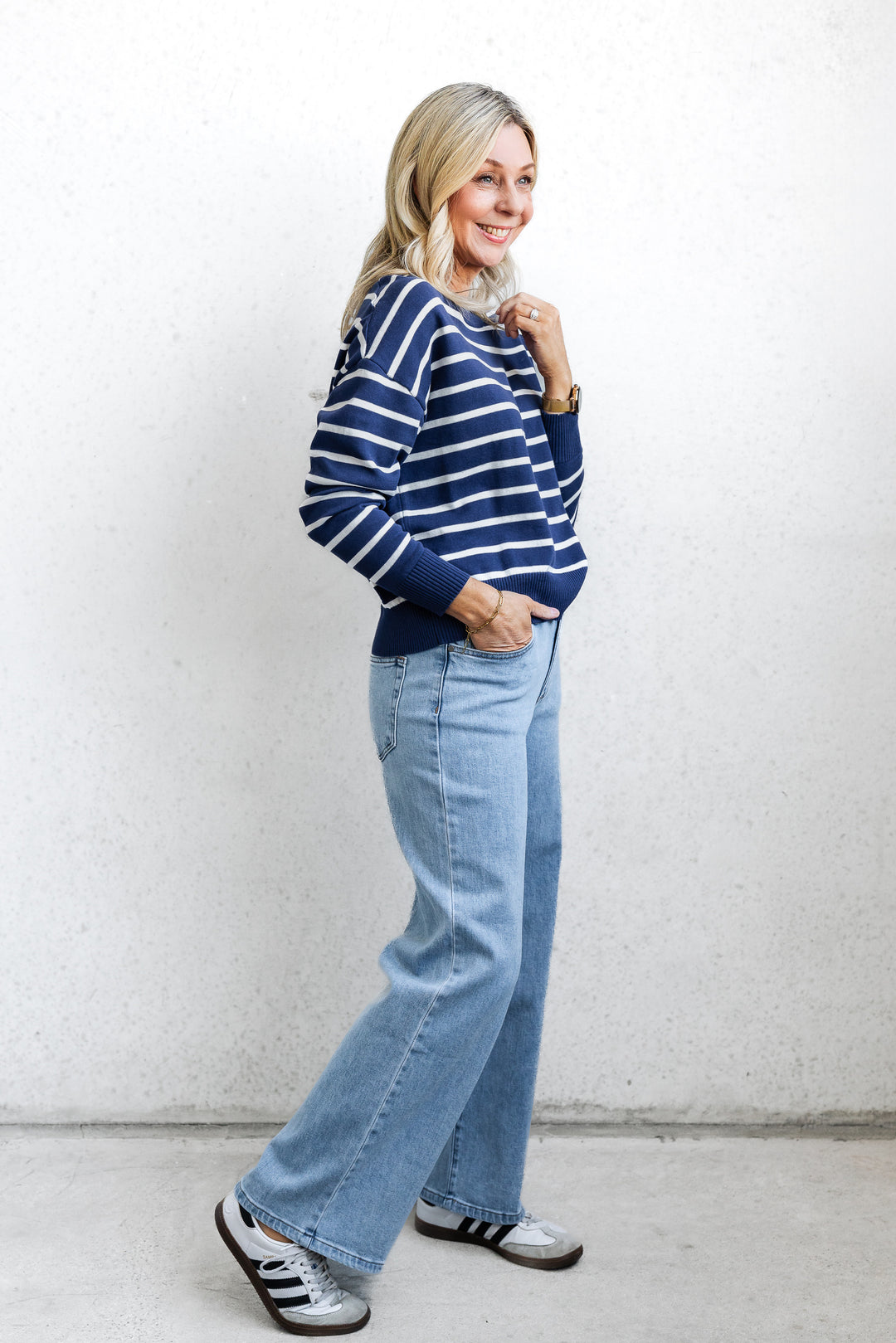 Adele Knit - Navy