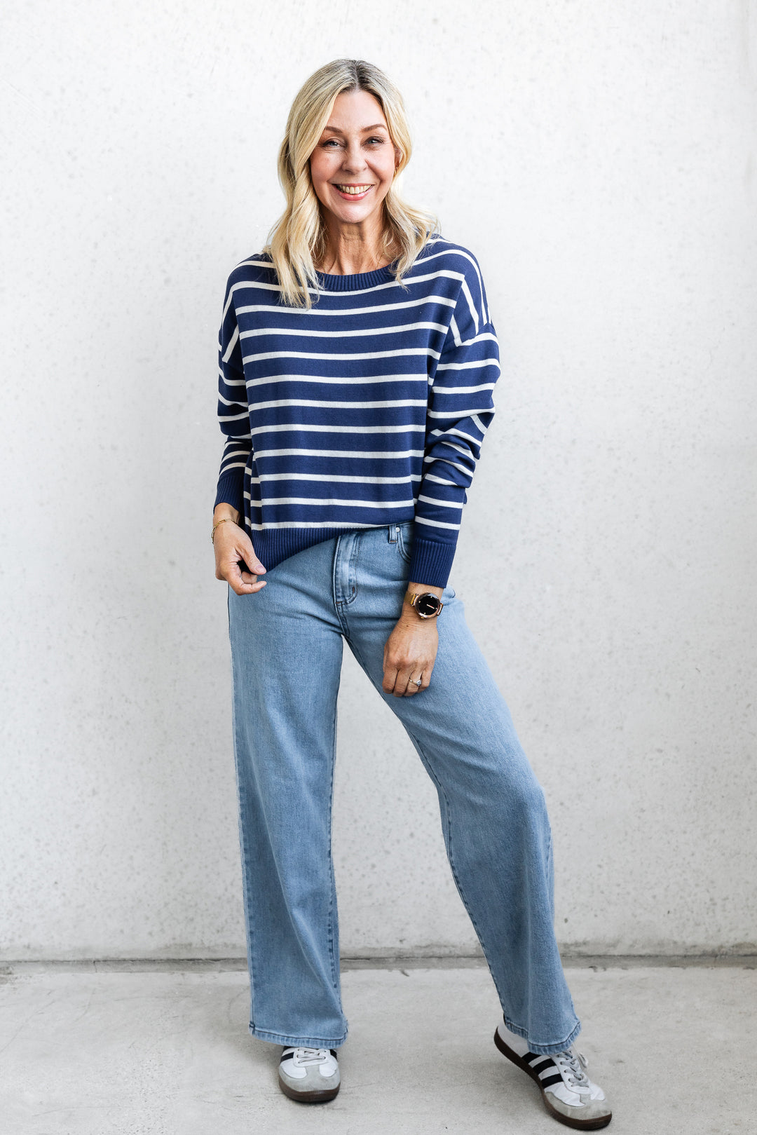 Adele Knit - Navy