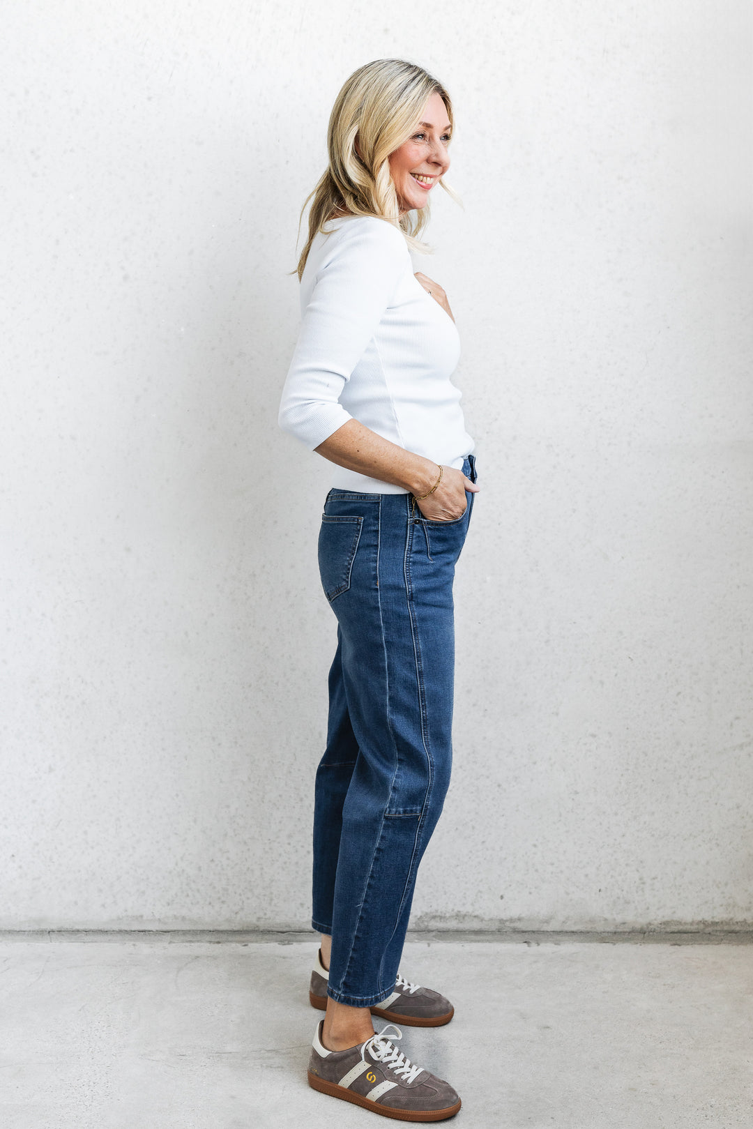 Crop Barrel Jean