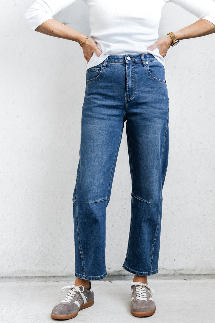 Crop Barrel Jean