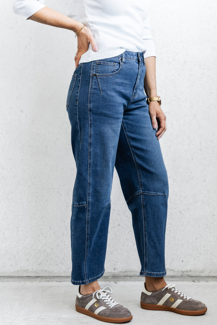 Crop Barrel Jean