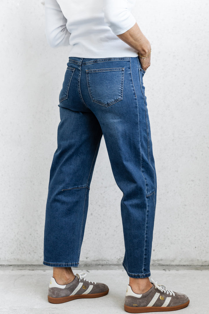 Crop Barrel Jean