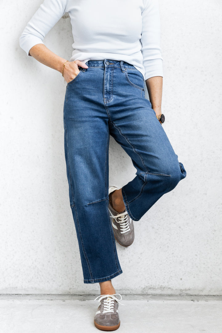 Crop Barrel Jean