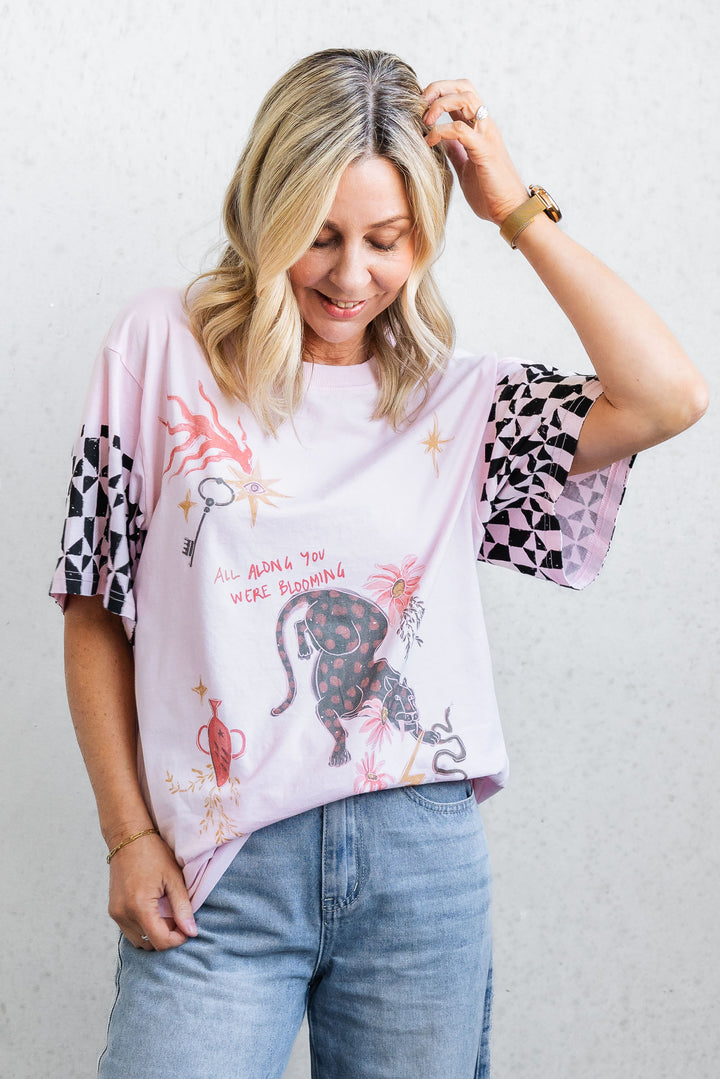 All Along Tee - Pink