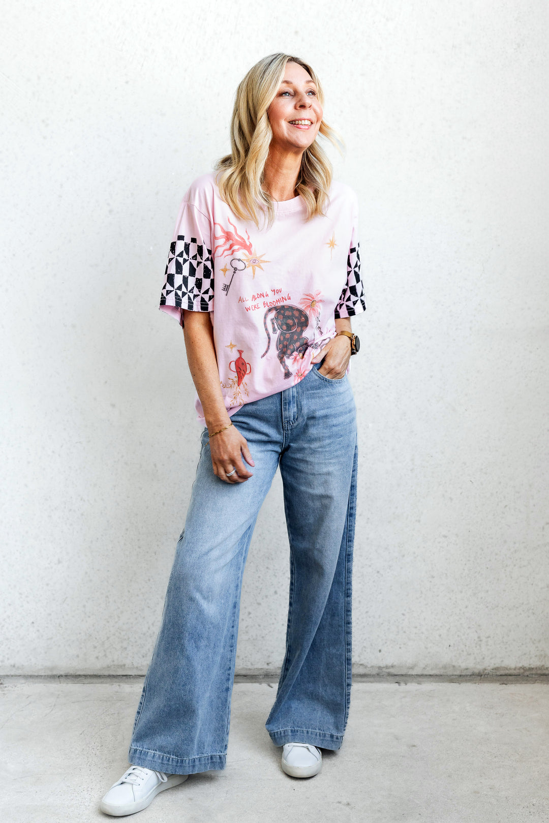 All Along Tee - Pink