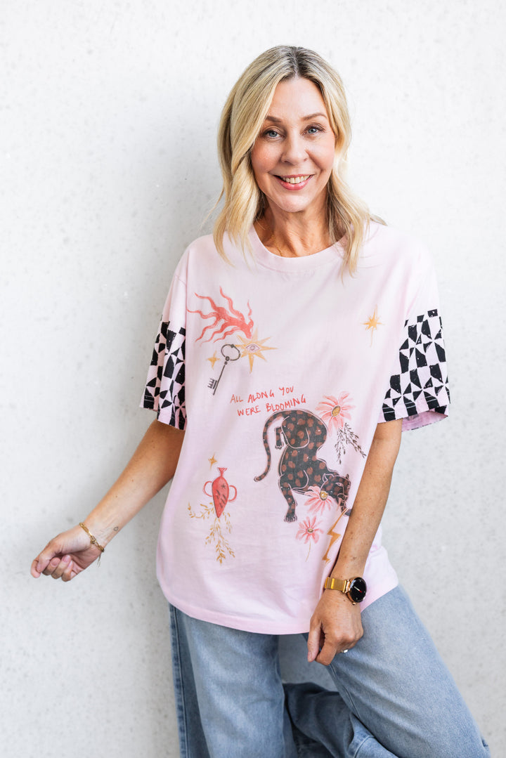 All Along Tee - Pink