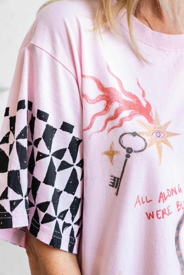 All Along Tee - Pink