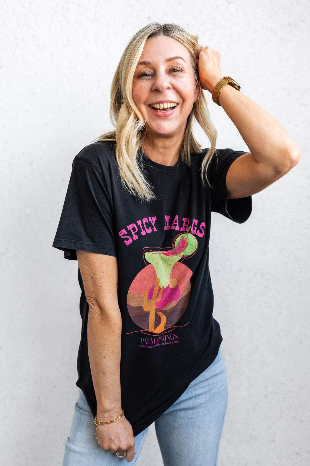Spicy Margs Tee - Washed Black