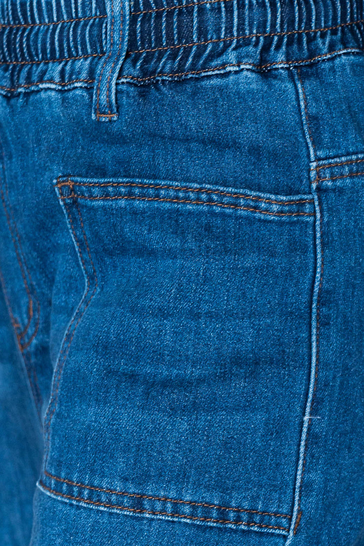 Barrel Jogger - Dark Wash