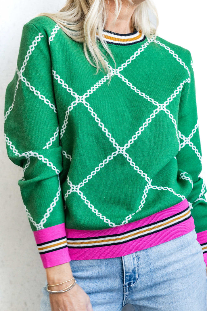 Chain Knit - Green