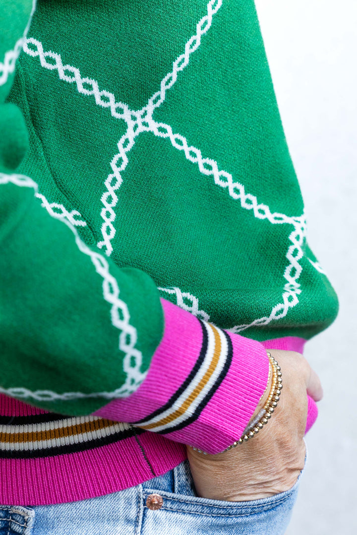 Chain Knit - Green