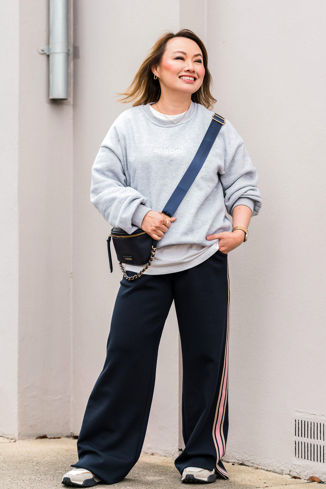 The Mabel Sweatshirt - Grey Marle