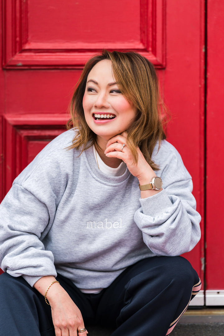 The Mabel Sweatshirt - Grey Marle