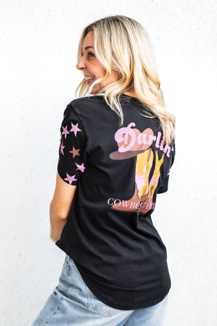 Darlin' Tee - Washed Black