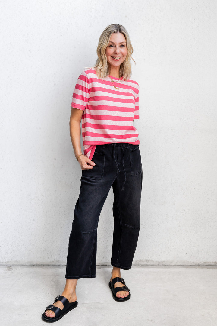Tilly Tee - Pink Stripe