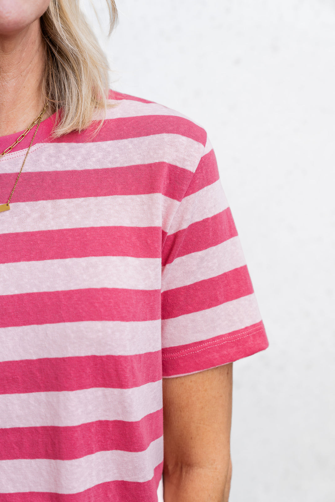 Tilly Tee - Pink Stripe