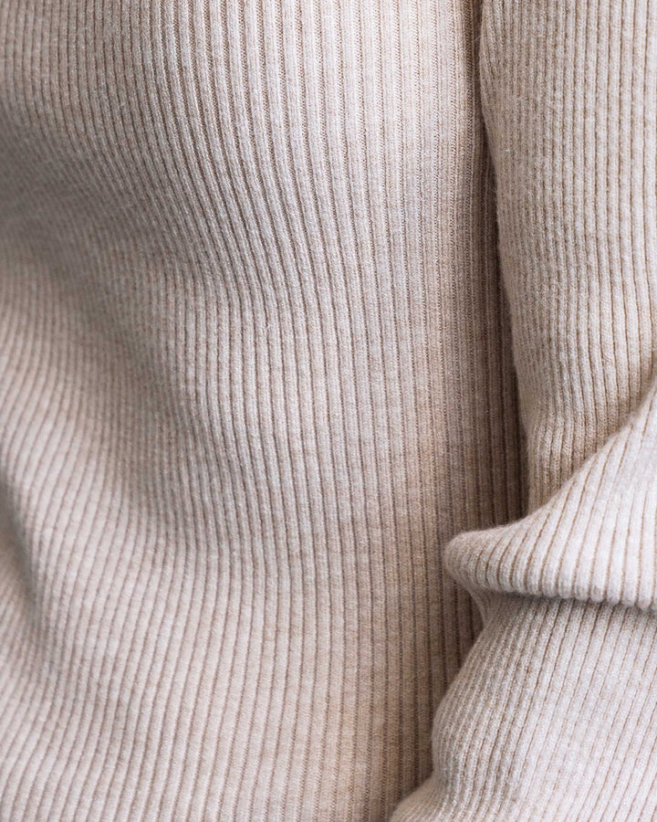 Isabella Rib Knit - Latte